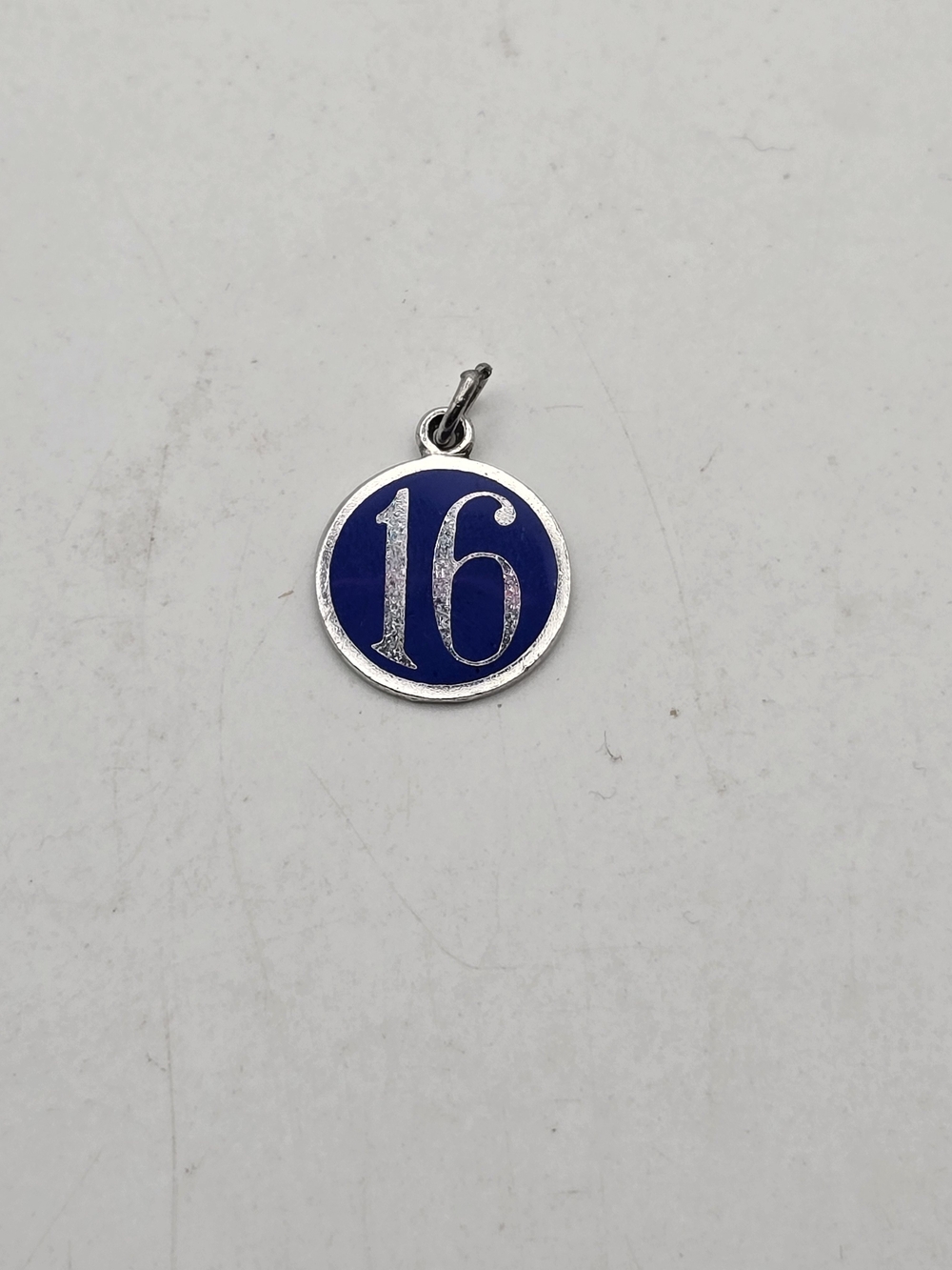 Sterling Silver Sweet 16 Anniversary Charm
